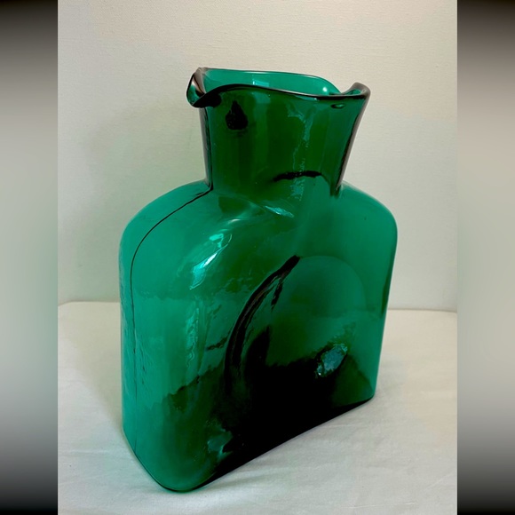 Accents Vintage Emerald Blenko Glass Vase Poshmark